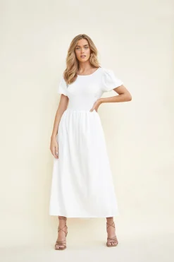Glamorous Day Dresses|Midi & Midaxi Dresses|Lace-up Back Midaxi Dress -