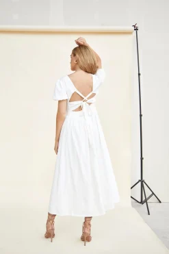 Glamorous Day Dresses|Midi & Midaxi Dresses|Lace-up Back Midaxi Dress -
