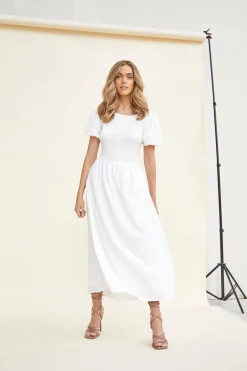 Glamorous Day Dresses|Midi & Midaxi Dresses|Lace-up Back Midaxi Dress -