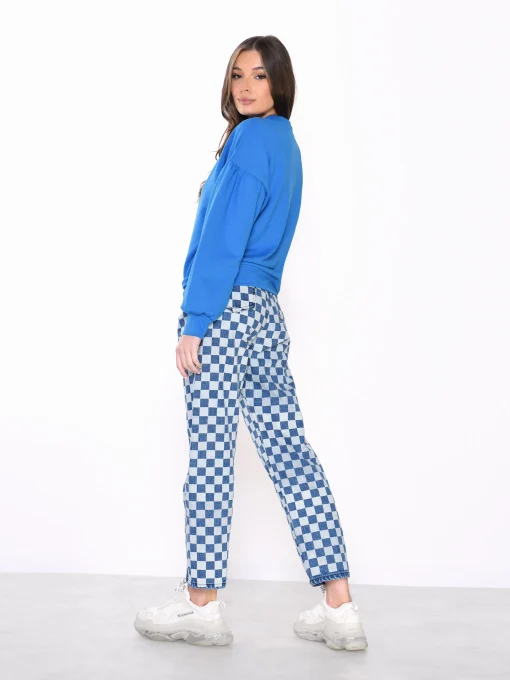 Glamorous Blouses & Shirts|Marine Blue Sweatshirt -