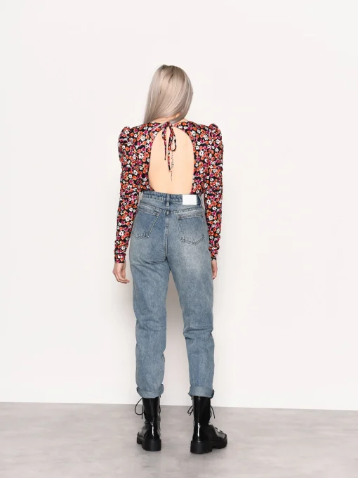 Glamorous High Waisted Jeans|Mid-Stone Wash High Waisted Jeans -