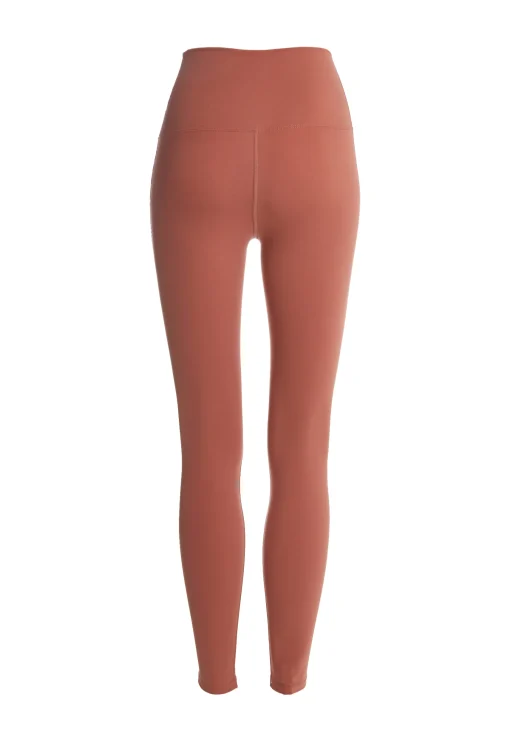 Glamorous Activewear|Jet Setter|Move Dark Terracotta High Waisted Leggings -