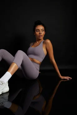 Glamorous Activewear|Jet Setter|Move Dusky Lilac Seamless Bra -