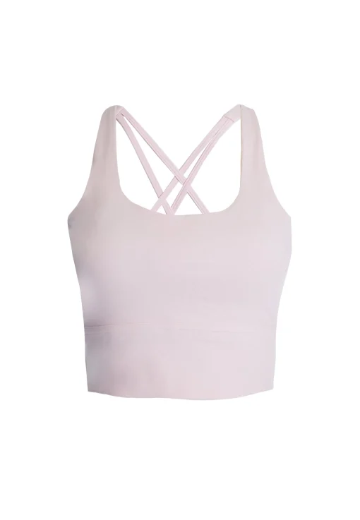 Glamorous Activewear|Jet Setter|Move Light Pink Seamless Bra -