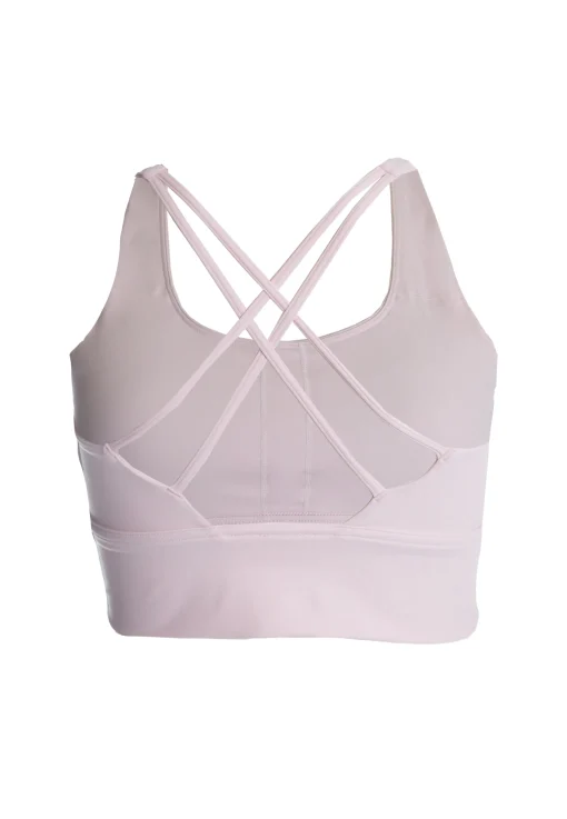 Glamorous Activewear|Jet Setter|Move Light Pink Seamless Bra -