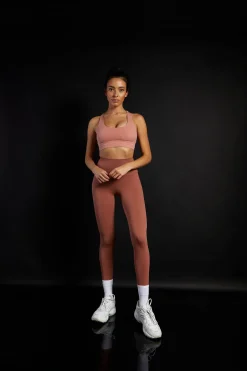 Glamorous Activewear|Jet Setter|Move Sun Kissed Rose Sports Bra -
