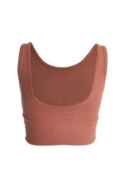Glamorous Activewear|Jet Setter|Move Terracotta Seamless Bra -