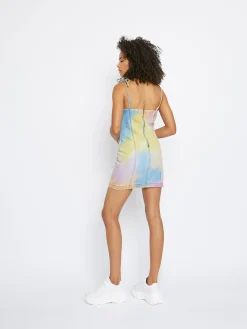 Glamorous Co-ords|Multi Tie-Dye Spaghetti Strap Dress -