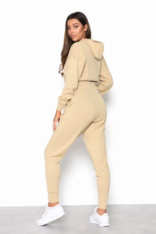 Glamorous Jet Setter|Oatmeal Drawstring Joggers -