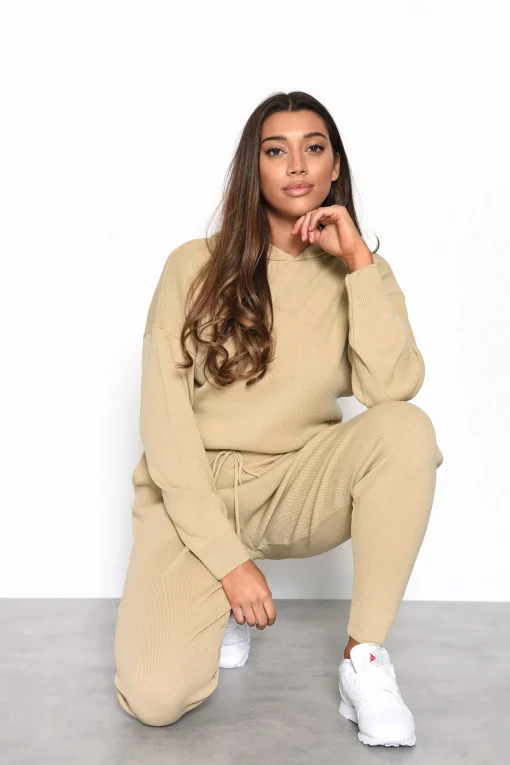 Glamorous Jet Setter|Oatmeal Drawstring Joggers -