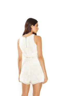 Glamorous Co-ords|Pastel Swirl Abstract High Neck Sleeveless Top -