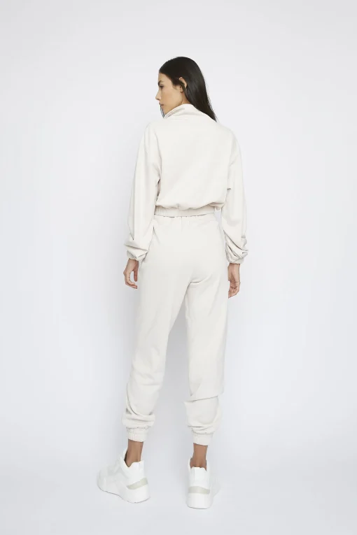 Glamorous Jet Setter|Blouses & Shirts|Stone Quarter Zip Sweatshirt -