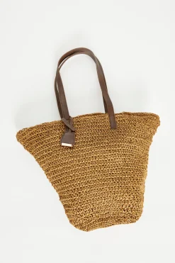 Glamorous Jet Setter|Tote Bags|Straw Tote Shoulder Bag -