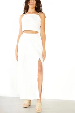 Glamorous Prom|Best Dressed Guest|Studio Pleated Maxi Skirt -