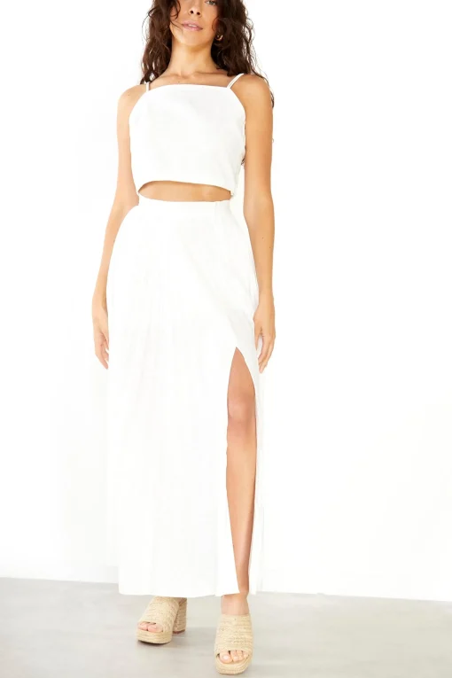 Glamorous Prom|Best Dressed Guest|Studio Pleated Maxi Skirt -