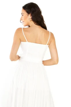 Glamorous Go To Partywear|Crops, Corsets & Bodysuits|Studio White Cotton Double Strap Crop Top -