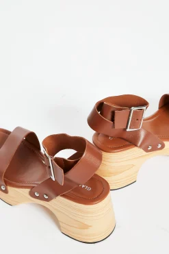 Glamorous Chic Escapes|Heels|Tan Open Toe Block Heel Sandals -