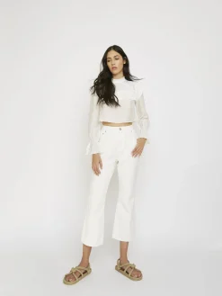 Glamorous High Waisted Jeans|White High Waisted Jeans -