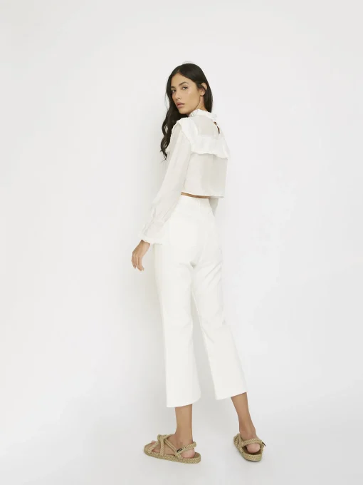 Glamorous High Waisted Jeans|White High Waisted Jeans -