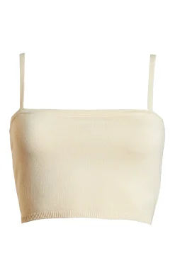 Glamorous Chic Escapes|Womens Cream Crop Top -