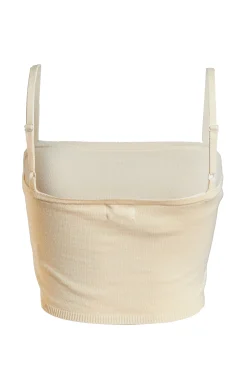 Glamorous Chic Escapes|Womens Cream Crop Top -