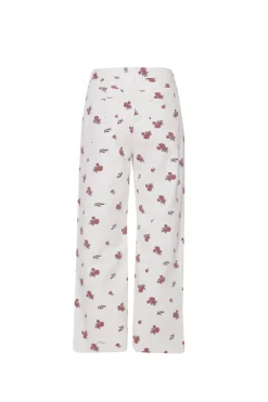 Glamorous Chic Escapes|Womens White Ditsy Denim Jeans -