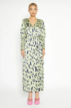 Glamorous Best Dressed Guest|Day Dresses|Wrap Maxi Dress with Tie Detail -