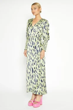 Glamorous Best Dressed Guest|Day Dresses|Wrap Maxi Dress with Tie Detail -