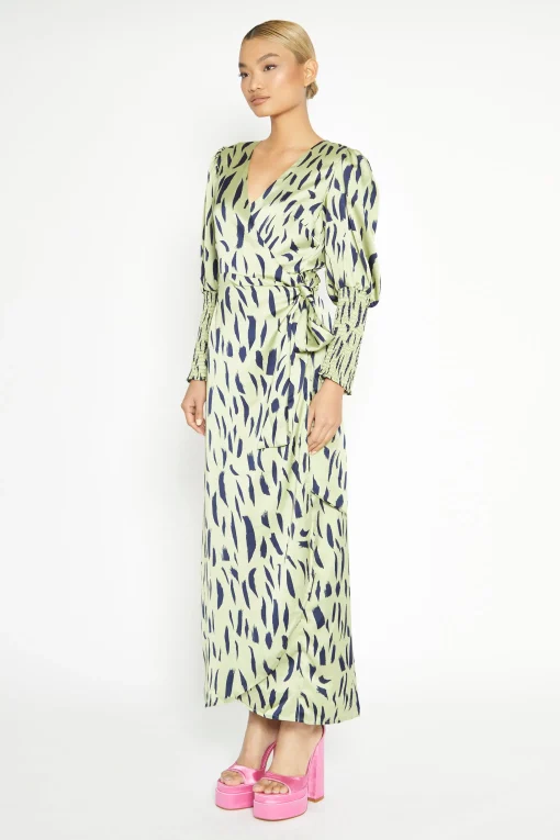Glamorous Best Dressed Guest|Day Dresses|Wrap Maxi Dress with Tie Detail -