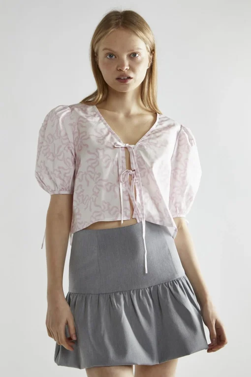 Glamorous Mini Skirts|Grey Half Tutu Mini-Skirt -