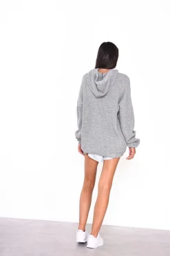Glamorous Jumpers|Grey Marl Knit Jumper -