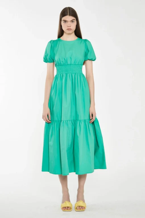 Glamorous Best Dressed Guest|Chic Escapes|Holly Green Open-Back Maxi Dress -