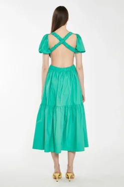 Glamorous Best Dressed Guest|Chic Escapes|Holly Green Open-Back Maxi Dress -