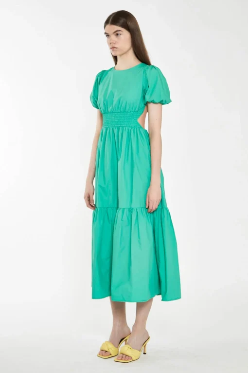Glamorous Best Dressed Guest|Chic Escapes|Holly Green Open-Back Maxi Dress -