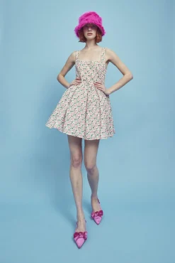 Glamorous Dresses|Mini Dresses|Jamie Corset Mini Dress -Pink/Green -