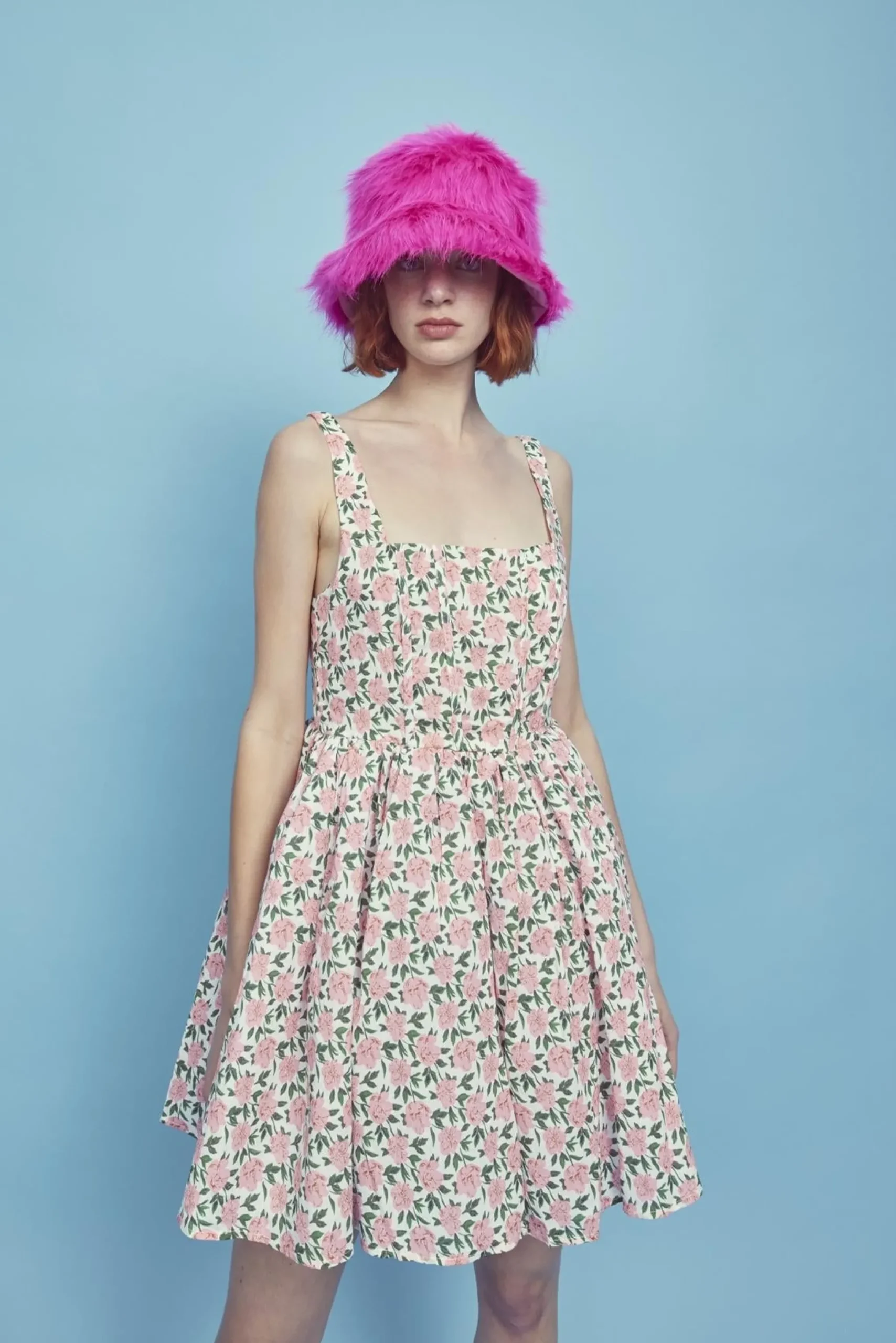 Glamorous Dresses|Mini Dresses|Jamie Corset Mini Dress -Pink/Green -