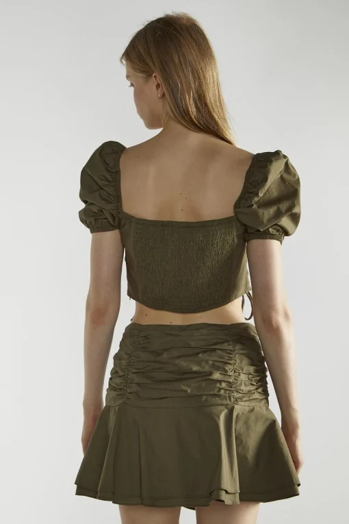 Glamorous Co-ords|Mini Skirts|Khaki Tutu Mini -Skirt -