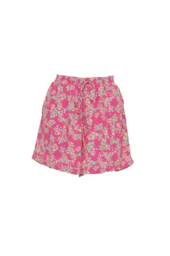 Glamorous Woven Shorts|LADIES SHORTS-AC3575-HOT PINK MULTI DITSY -