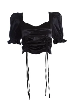 Glamorous Tops & T-shirts|LADIES TOP AN3892-BLACK -