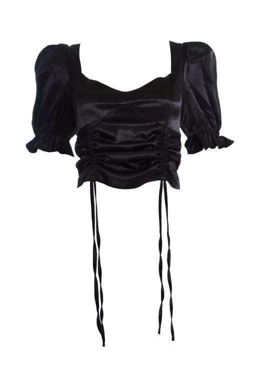 Glamorous Tops & T-shirts|LADIES TOP AN3892-BLACK -