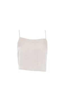 Glamorous Tops & T-shirts|LADIES TOP-CK6526-LIGHT STONE SATIN -