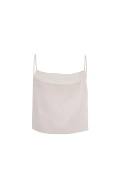 Glamorous Tops & T-shirts|LADIES TOP-CK6526-LIGHT STONE SATIN -