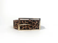 Glamorous Belts|Leopard Buckled Belt -