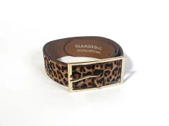 Glamorous Belts|Leopard Buckled Belt -