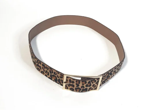 Glamorous Belts|Leopard Buckled Belt -