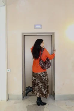 Glamorous Glamorous Curve|Maxi Skirts|Leopard Print Maxi-Skirt -