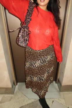 Glamorous Glamorous Curve|Maxi Skirts|Leopard Print Maxi-Skirt -