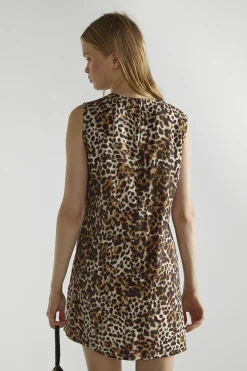 Glamorous Mini Dresses|Mini Dresses|Leopard Straight Mini-Dress -