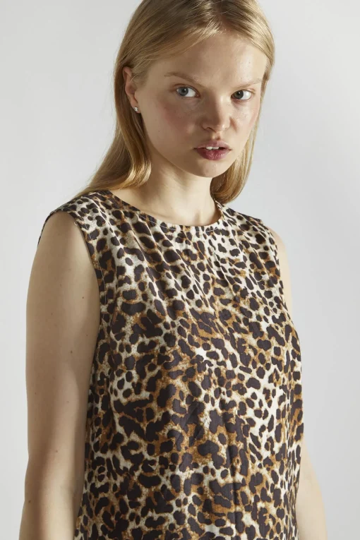 Glamorous Mini Dresses|Mini Dresses|Leopard Straight Mini-Dress -
