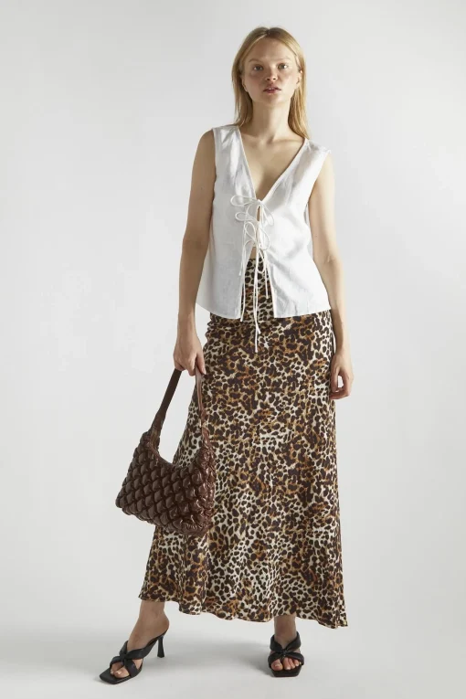 Glamorous Midi & Midaxi Skirts|Leopard Swing Midaxi-Skirt -